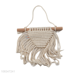 Top Quality Cotton Rope Woven Tassel Tapestry Wall Hanging