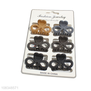 New arrival colorful mini hair claw clips for kids adults
