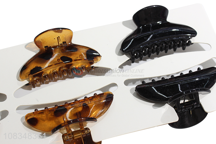 Bottom price medium plastic hair claw clips for thick hair