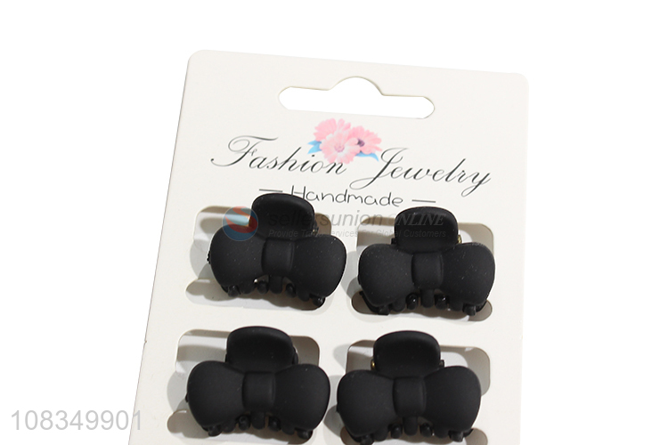Factory supply black elegant fashion hair claws for hair decoration