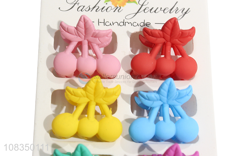Popular products candy color cute girls hair claws clips