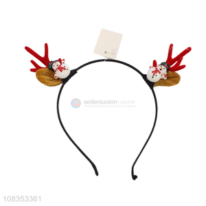 Factory Direct Sale Antler Hair Hoop Christmas Hair Band