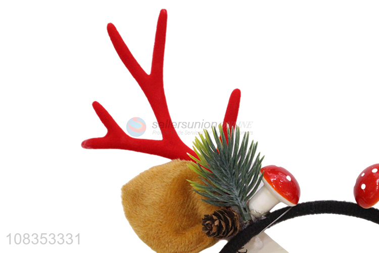 Good Sale Antler Hair Hoop Christmas Decorative Hair Band