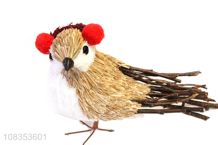 China imports bird statues bird grass figurine for home decoration