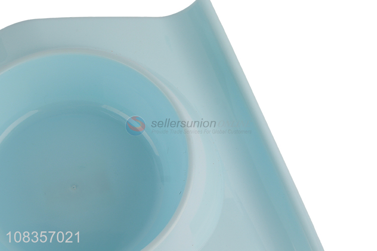 Bottom price plastic dog food bowl pet water bowl for small dog