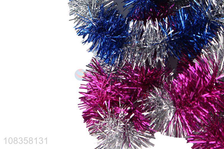 Top quality christmas decoration vintage tinsel for sale