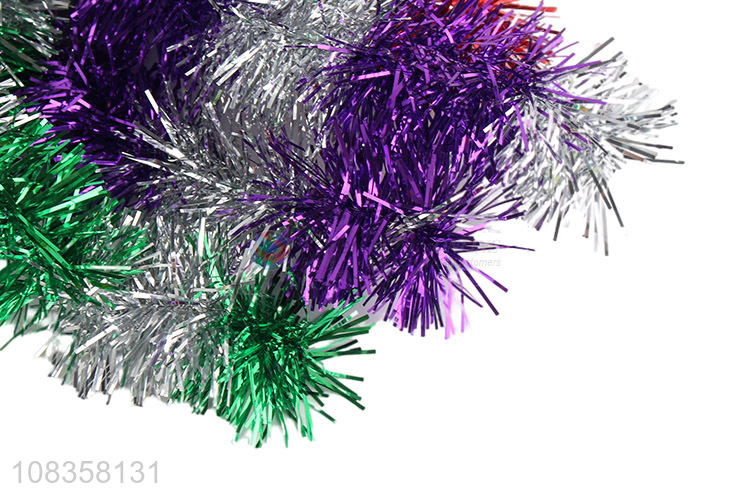 Top quality christmas decoration vintage tinsel for sale