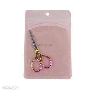 Best quality stainless steel eyebrow scissors professional grooming scissors