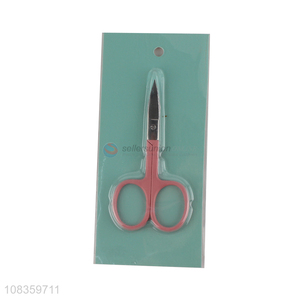 Hot selling stainless steel eyebrow eyelash scissors cuticle scissors