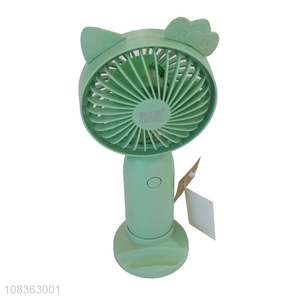 Factory supply cute cartoon handheld fan folding fan for kids women