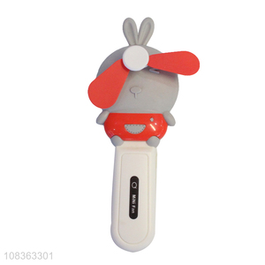 Bottom price rabbit handy fan portable handheld fan personal fan