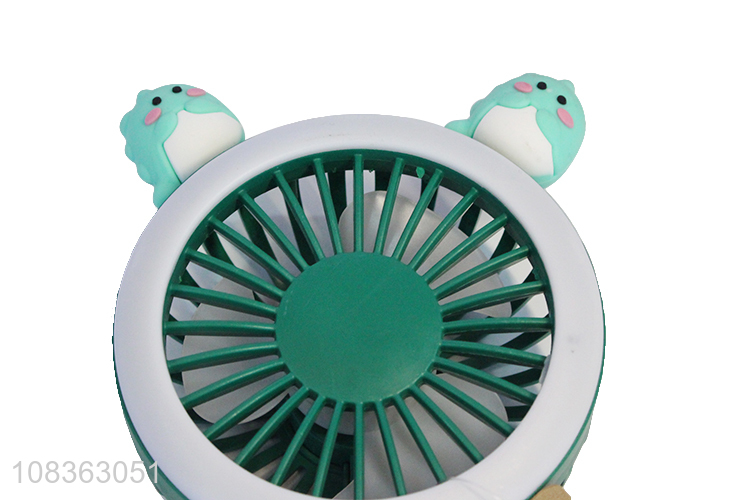 Hot product portable fan folding fan with light for travel indoor outdoor