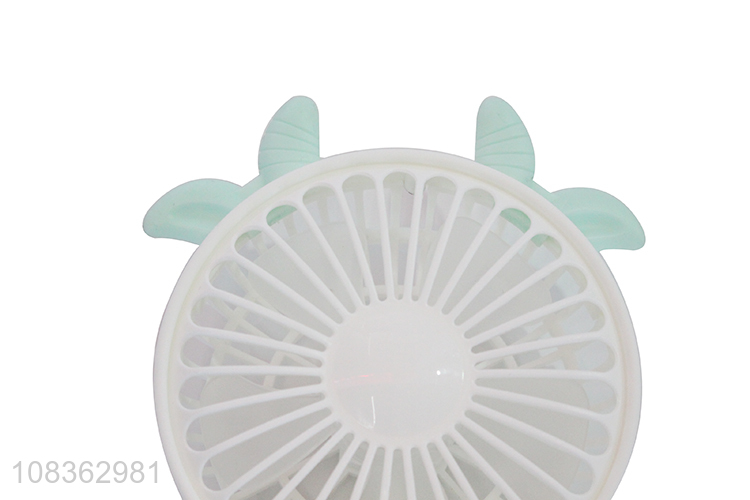 Bottom price cartoon rechargeable handheld folding fan for women girls