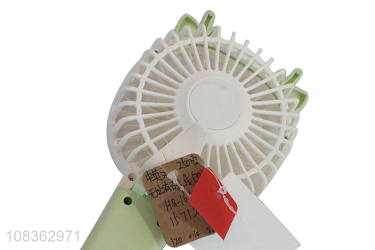 New arrival cartoon mini handheld folding fan rechargeable personal fan