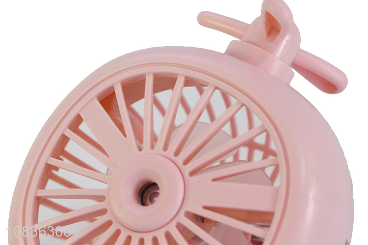 Recent design water misting handheld fan rechargeable fan for outdoor