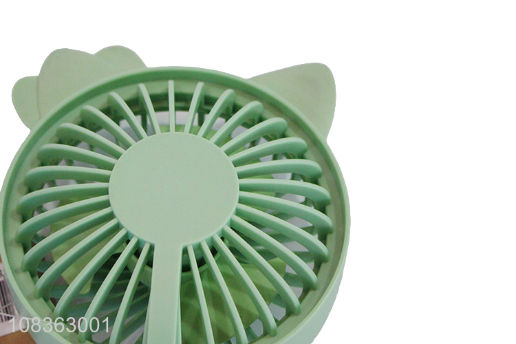 Factory supply cute cartoon handheld fan folding fan for kids women