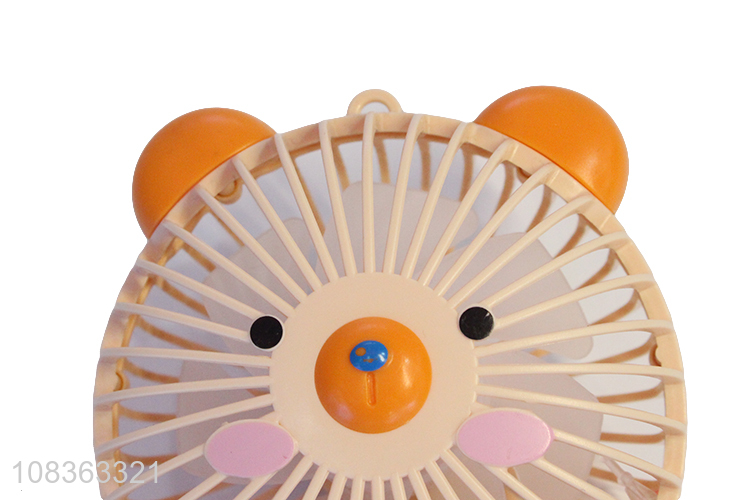 Factory supply cartoon bear fan portable fan electric fan for kids