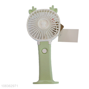 New arrival cartoon mini handheld folding fan rechargeable personal fan