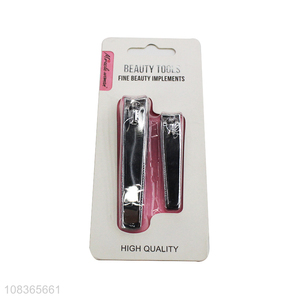 Wholesale mirror polished finish heavy duty durable nail clipper set