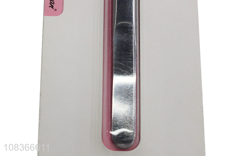 High quality creative stainless steel curve hook tweezers