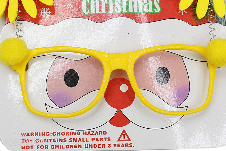 Popular products cartoon party glasses for Christmas decoration
