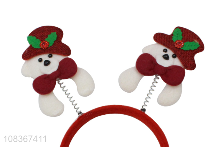 Wholesale from china cute Christmas decoration hair hoop for girls