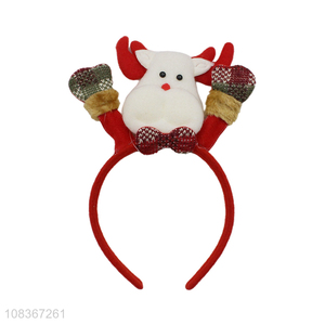 Yiwu market decorative Christmas hair hoop headband for sale