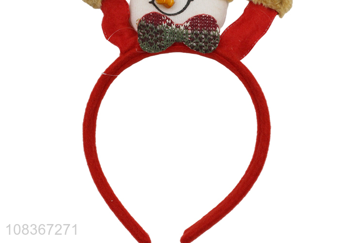 Top selling snowman party decoration hair hoop wholesale