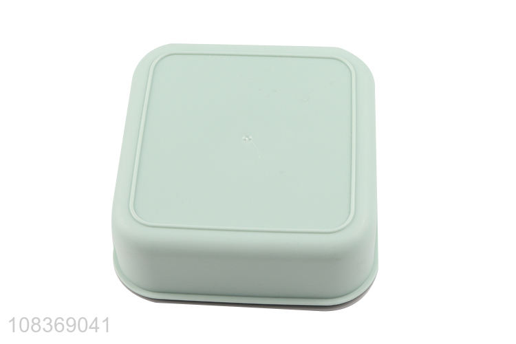 New arrival square plastic bento lunch box for office school