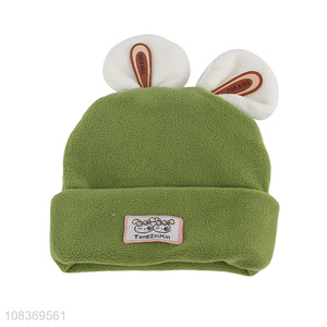 China supplier comfortable kids multicolor polyester baby hat