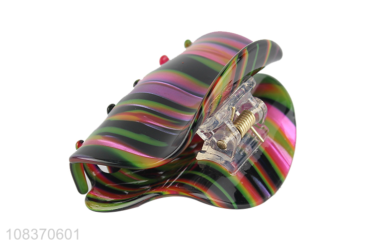 Hot Sale Colorful Hair Clip Plastic Hair Claw