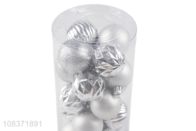 China imports 24 pieces plastic Christmas balls Xmas tree ornaments baubles