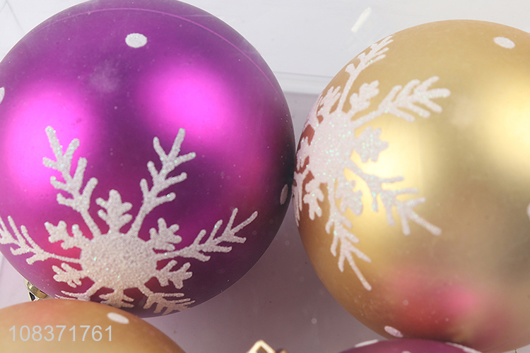 Good quality 4 pieces hanging ornaments Christmas decorations Christmas balls