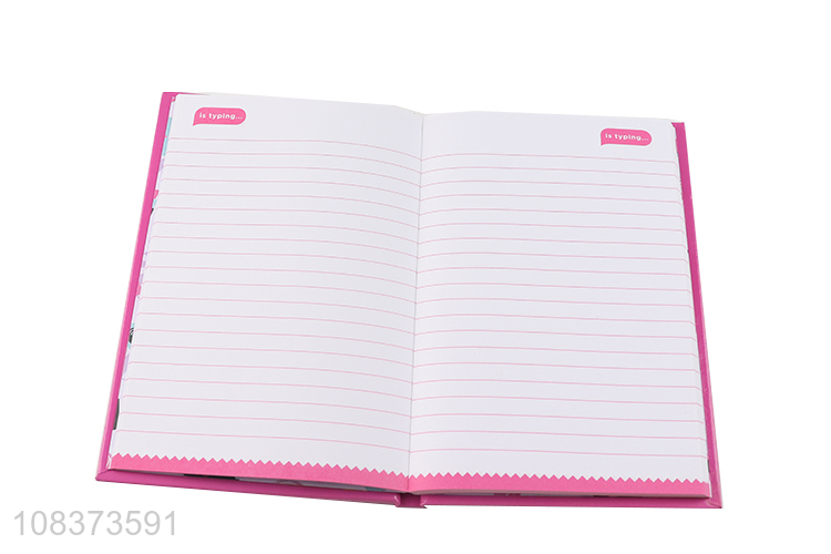 Custom Colorful Cover Notebook With Led Light For Students
