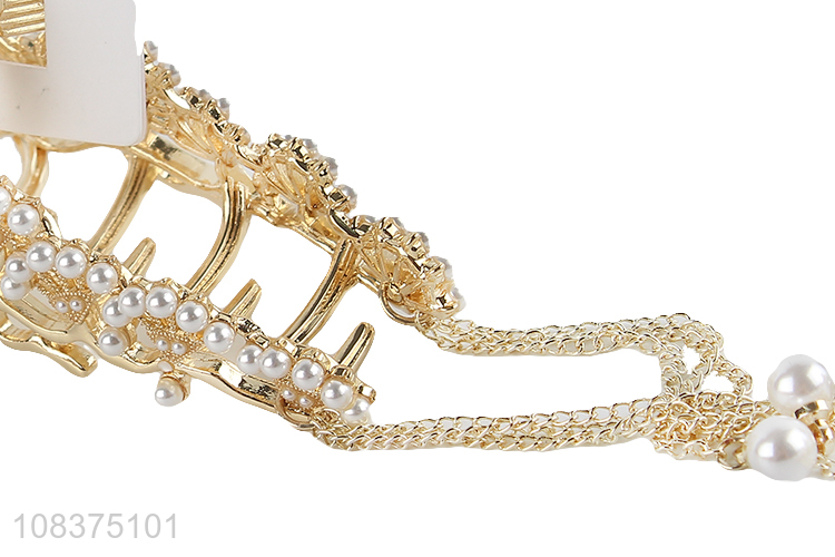 Popular products delicate alloy hair claw for hair decoration