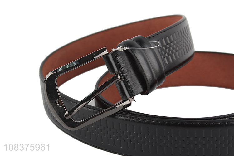 China imports men's casual dress belt with single prong buckle