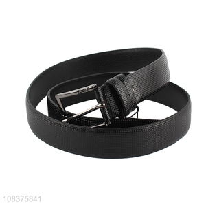 High quality men's pin buckle belt everyday casual dress belt