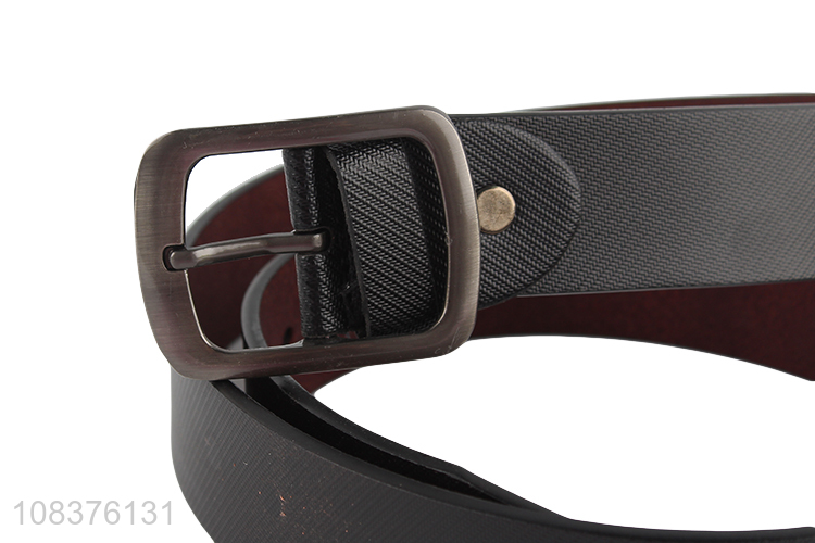 Hot product men's formal belt pu leather belt for casual pants