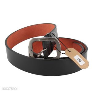 New imports adjustable simple pu leather belt casual jeans belt