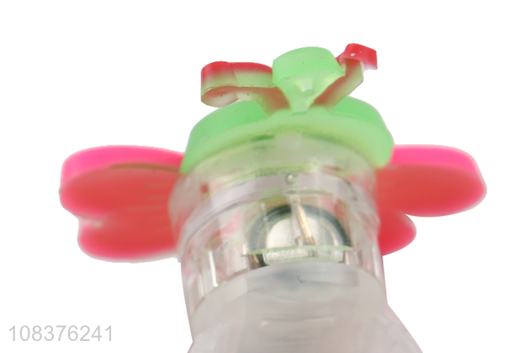 Yiwu direct sale creative glowing ring PVC toy ring