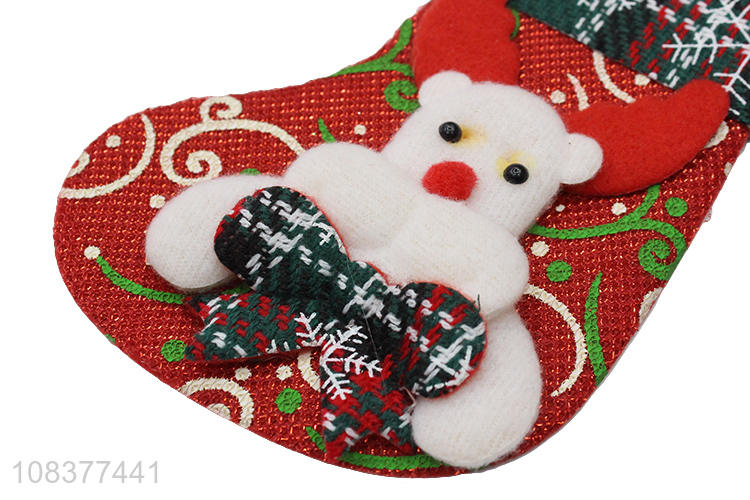 China products hanging christmas socks for decoration