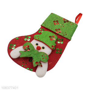 Latest design hanging christmas socks for xmas tree decoration