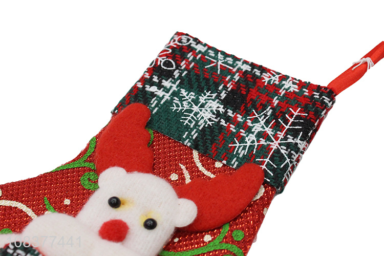 China products hanging christmas socks for decoration