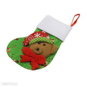 Low price cute design hanging christmas socks for sale