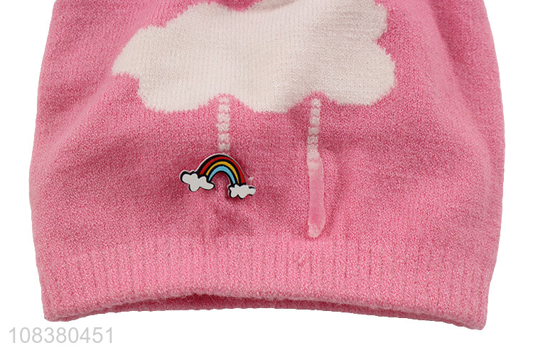 New Arrival Knitted Jacquard Hat Infant Baby Hat