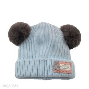 Wholesale Knitted Hat Kids Winter Hat For Children