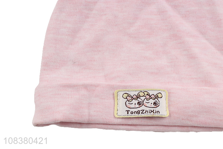 Factory Price Infant Hat Baby Boy Girl Toddler Cotton Cloth Hat