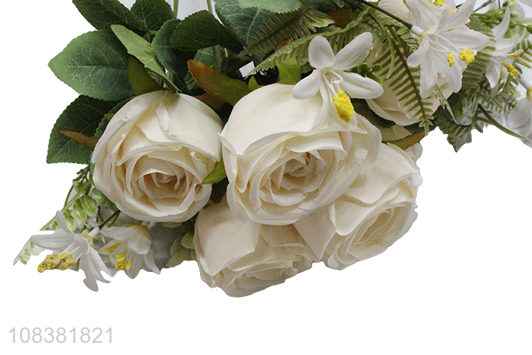 Hot selling plastic 9heads simulation flower fake flower