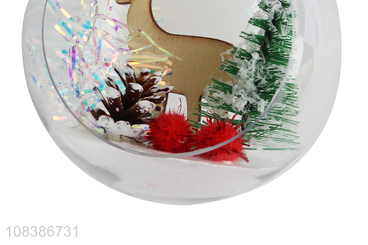 Cheap price plastic party christmas ball christmas tree hangings