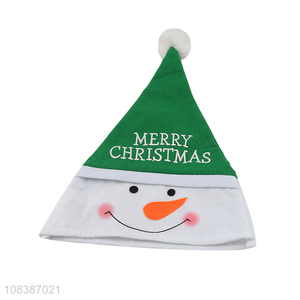 Hot selling christmas tree hangings polyester christmas hat